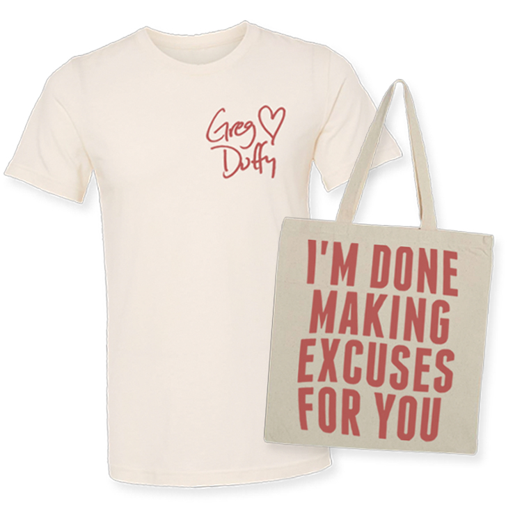 Creme tee and tote bundle